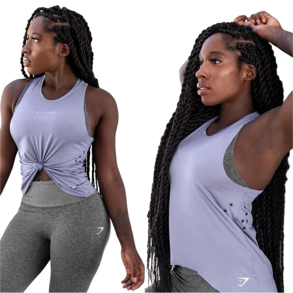 Gymshark Sol Lift Be A Visionary Graphic Athletic Tank Top Size Small